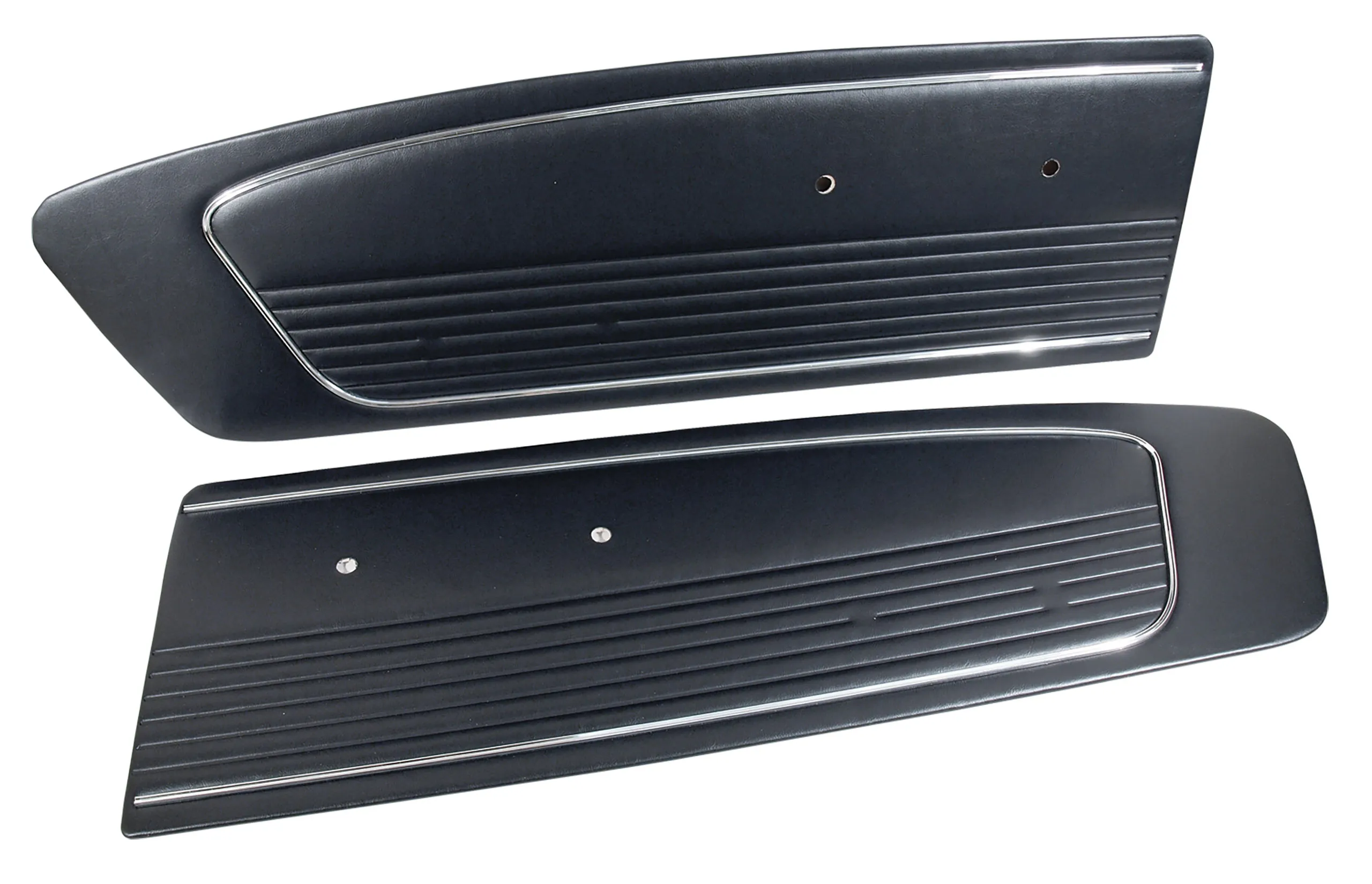 First Generation 1966 Ford Mustang Standard Door Panels - Black - TMI Products