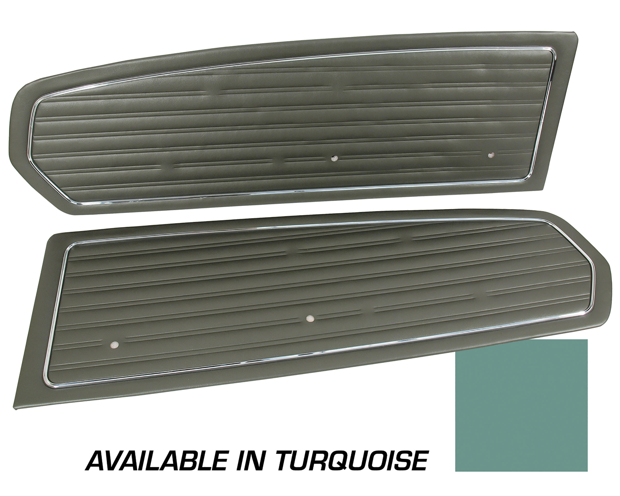 First Generation 1968 Ford Mustang Standard Door Panels - Choose Color - TMI Products