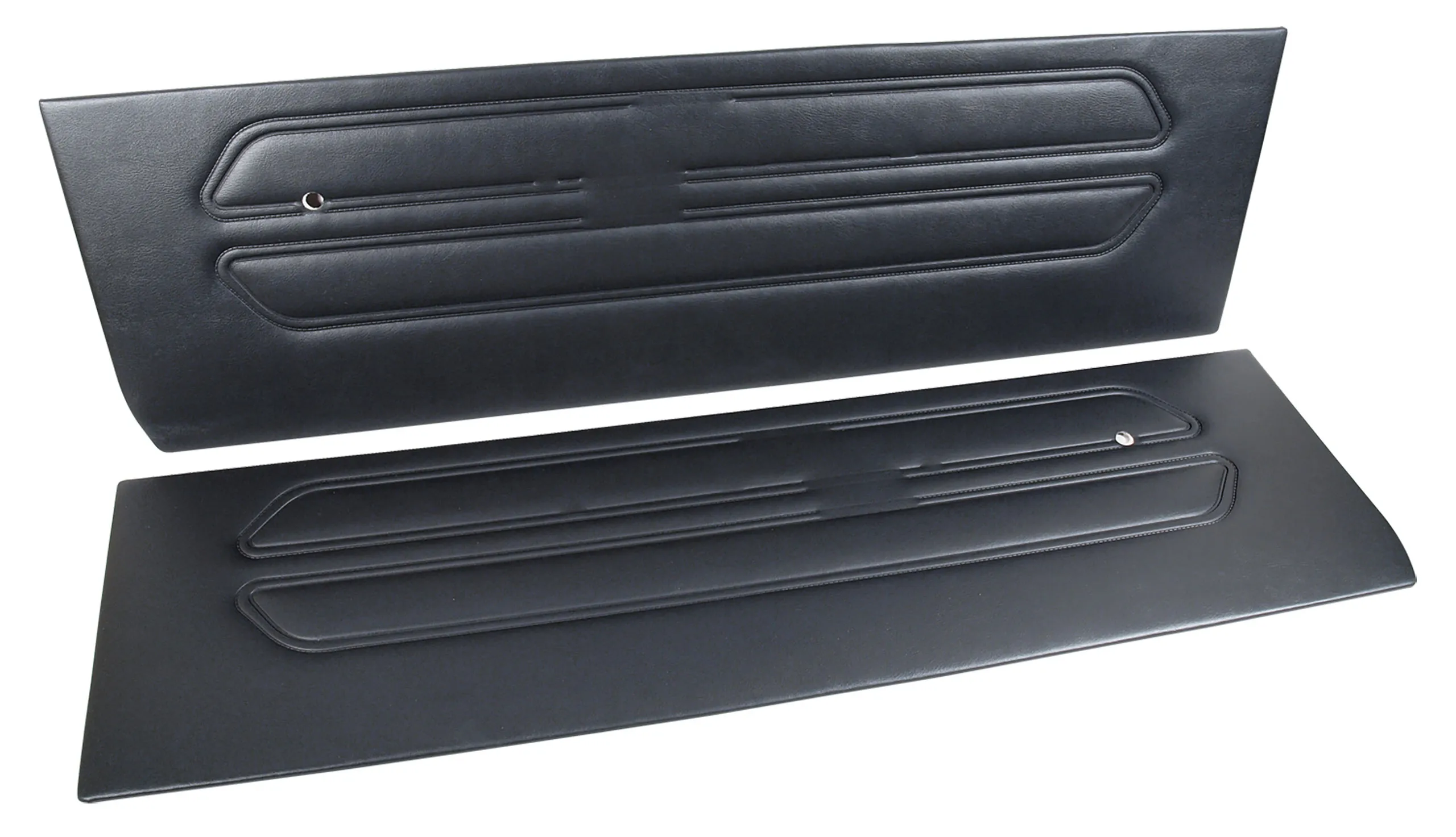 First Generation 1969 Ford Mustang Standard Door Panels - Black - TMI Products