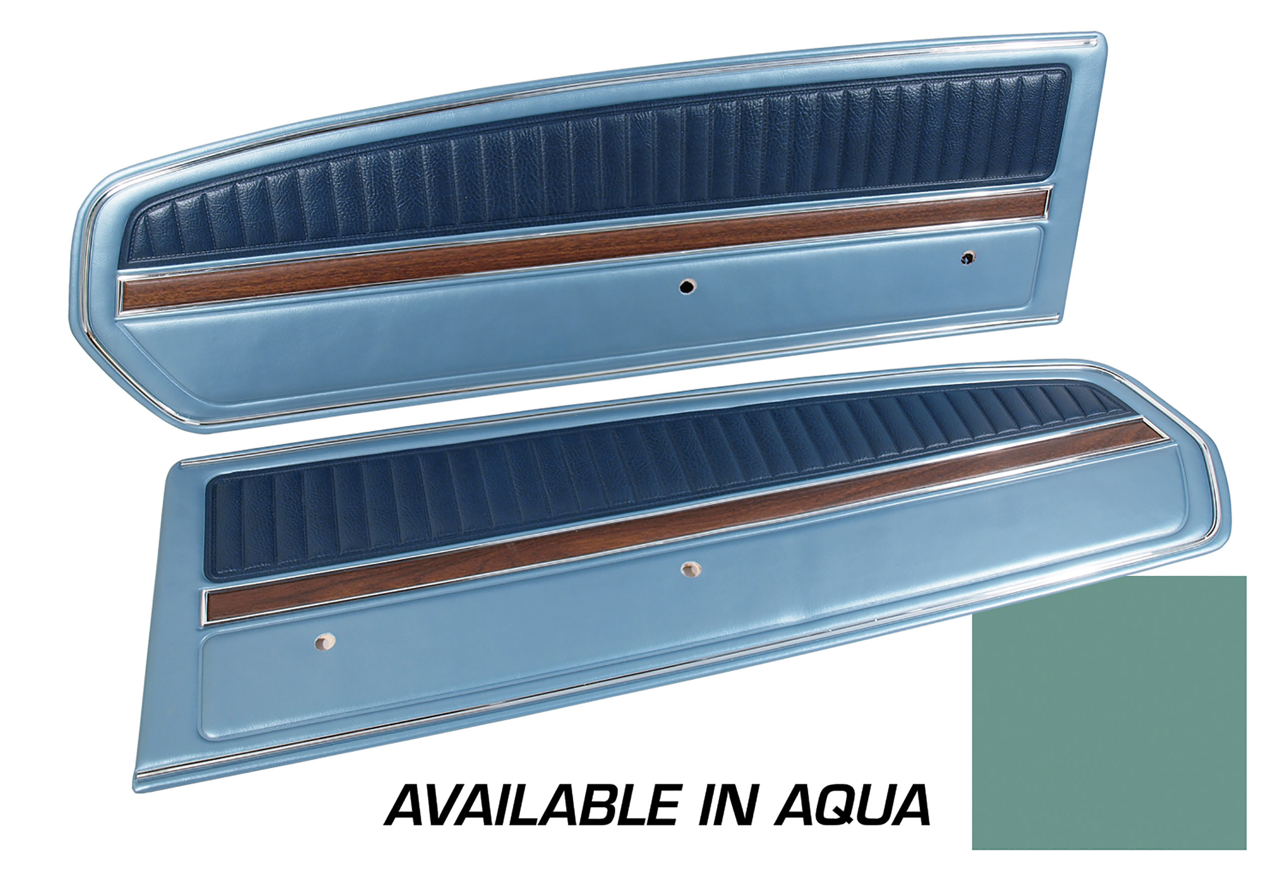 First Generation 1968 Ford Mustang Deluxe Door Panels - Choose Color - TMI Products