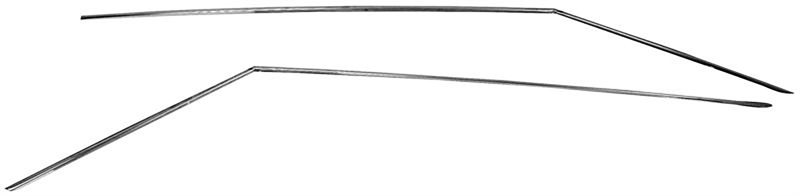 thumbnail image 2 of Dynacorn Drip Rail Molding Set For 1973-1974 Chevy Nova – Aluminum, NOMG7374-1 2 of 5
