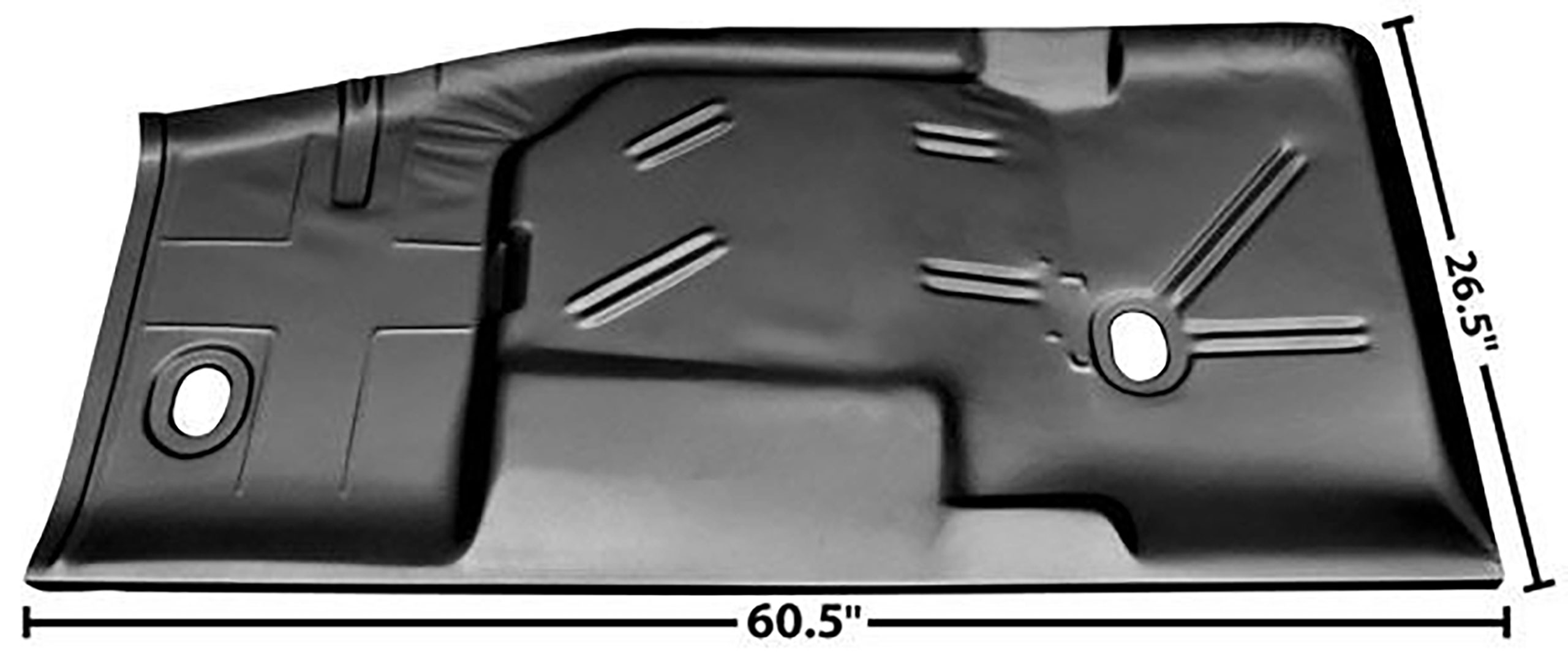 1962-1967 Chevrolet Nova / Chevy II Floor Patch Panel, LH - 1631WT - Dynacorn