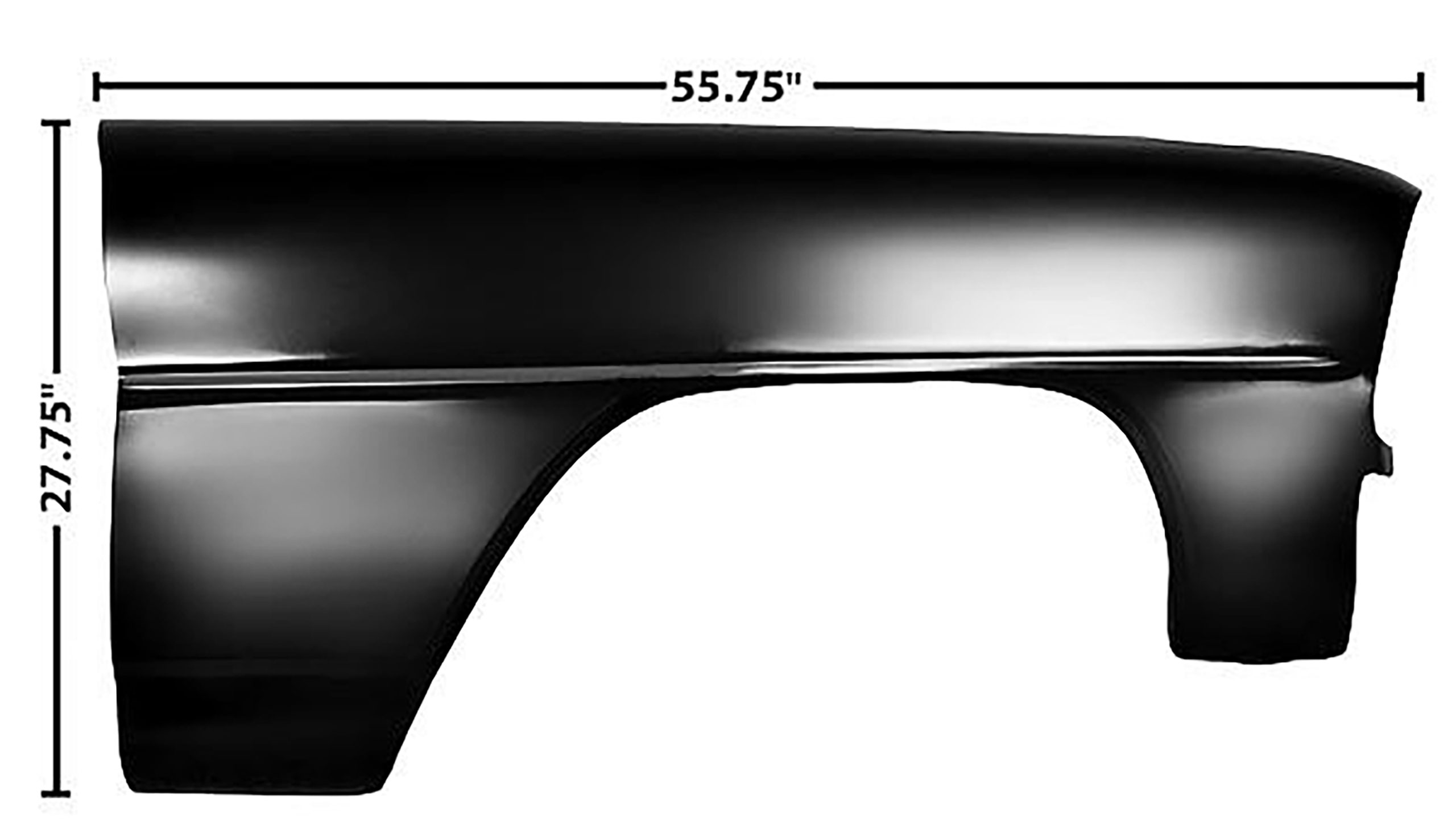 1966 Chevrolet Nova / Chevy II Fender, RH - 1619A - Dynacorn