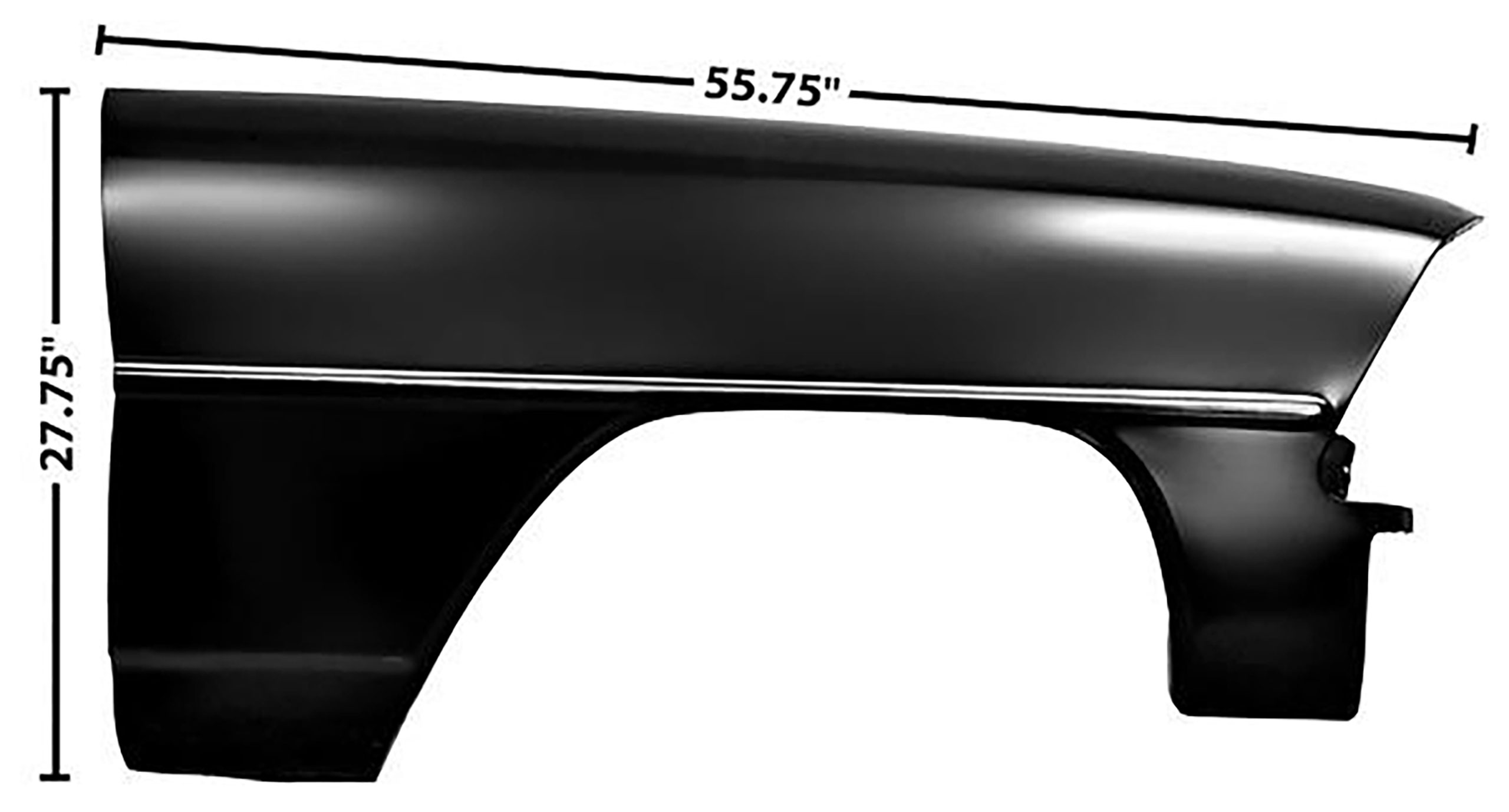 1967 Chevrolet Nova / Chevy II Fender, RH - 1619C - Dynacorn