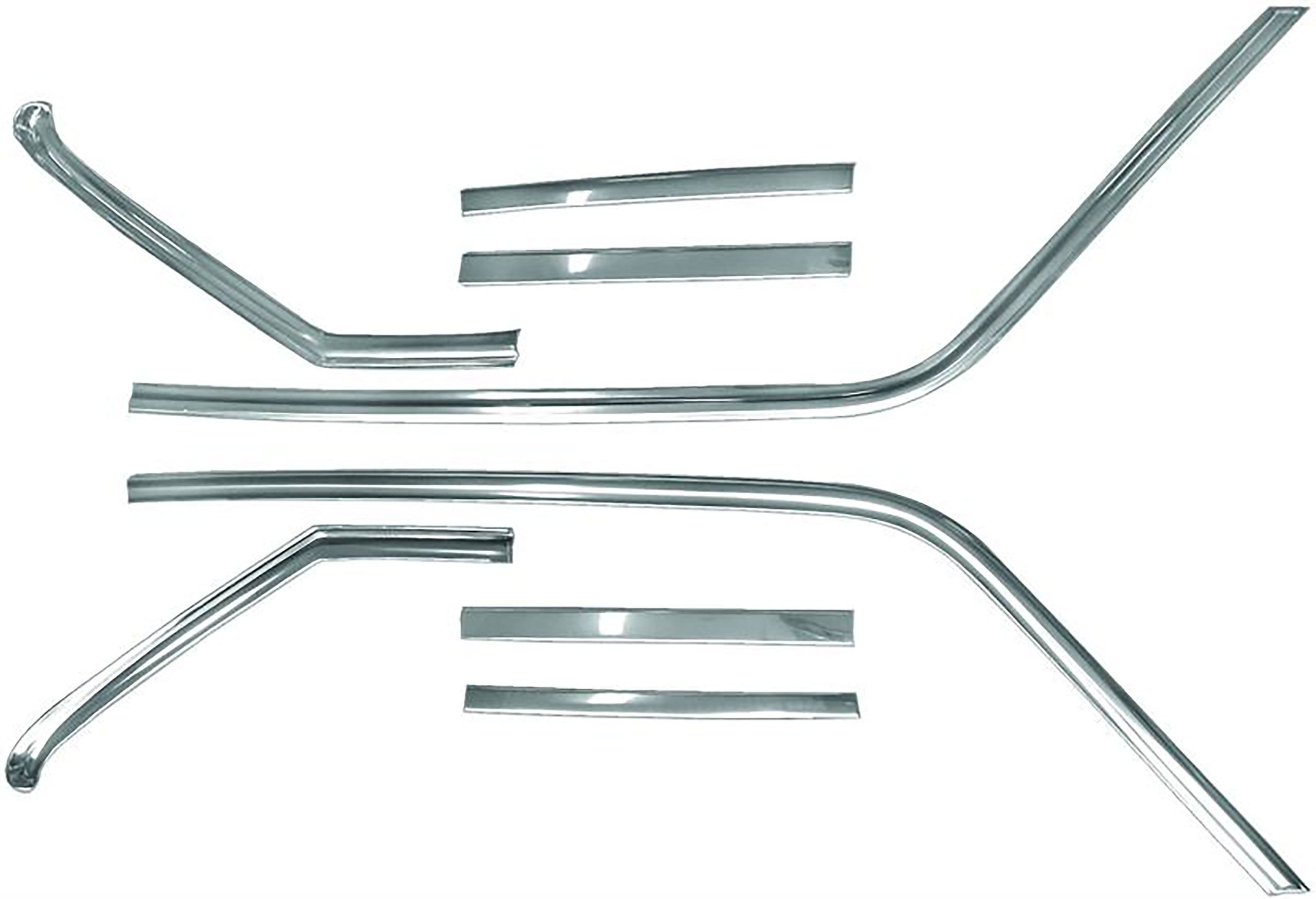 1968-1972 Chevrolet Nova / Chevy II Door Frame Moldings - M1606 - Dynacorn