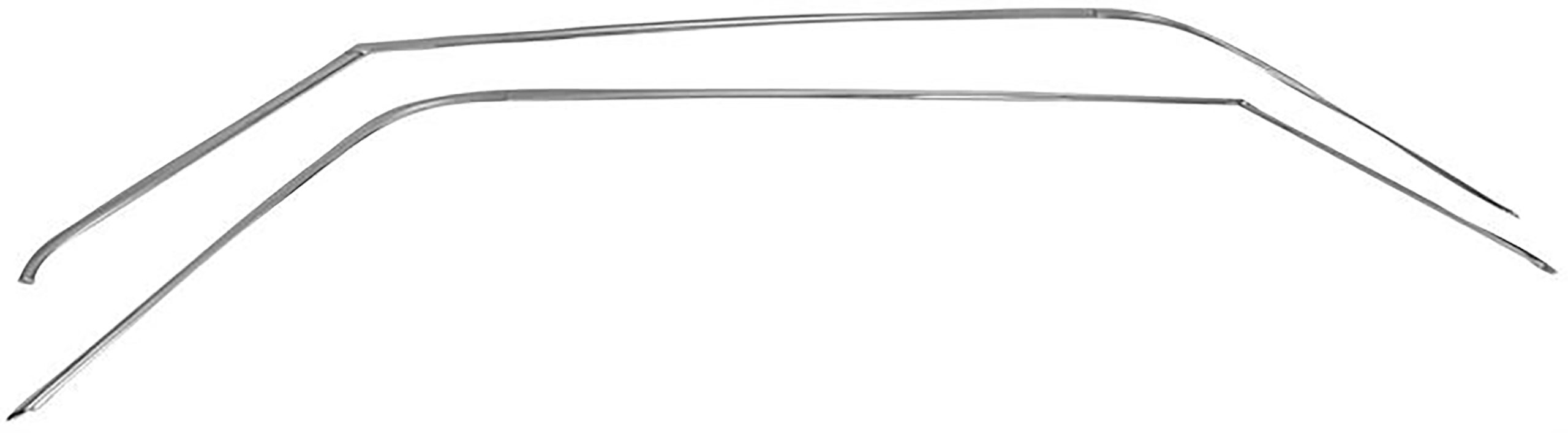 1968-1972 Chevrolet Nova / Chevy II Drip Rail Molding Set - M1629 - Dynacorn