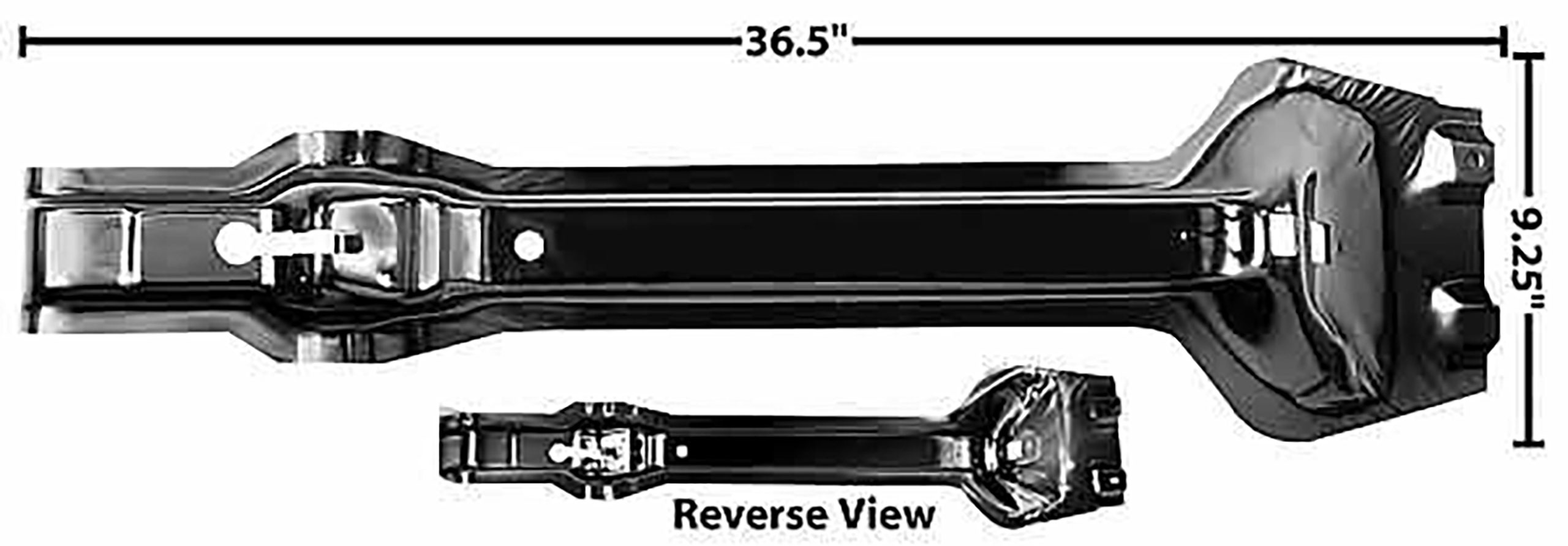 1968-1972 Chevrolet Nova / Chevy II Fuel Tank Brace, RH - T28D - Dynacorn