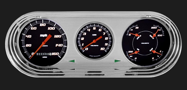 1963-1965 Chevrolet Nova / Chevy II Velocity Series Gauge Set W/O 