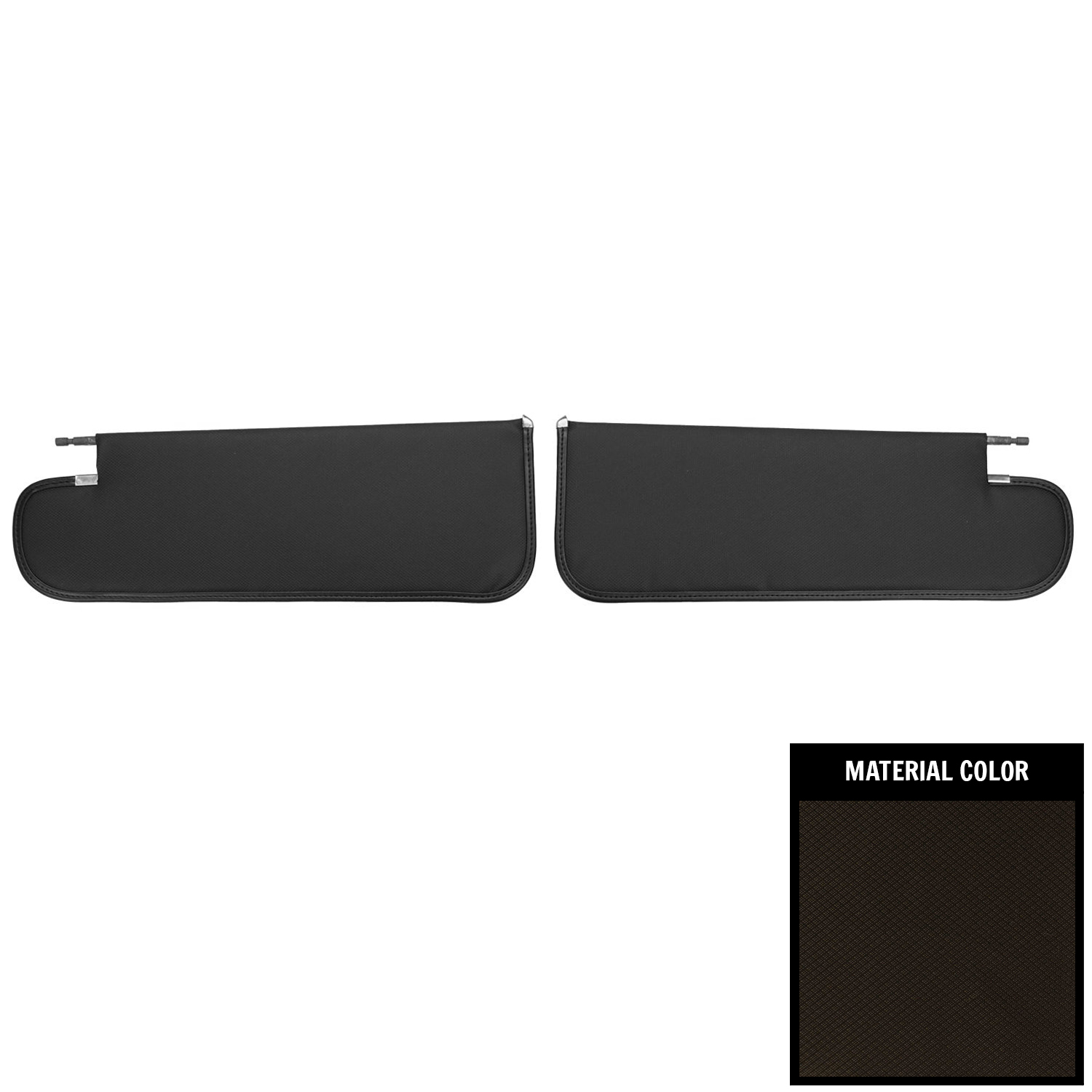 1966-1967 Chevrolet Nova / Chevy II Hardtop Sun Visors - Choose Color - PUI Interiors