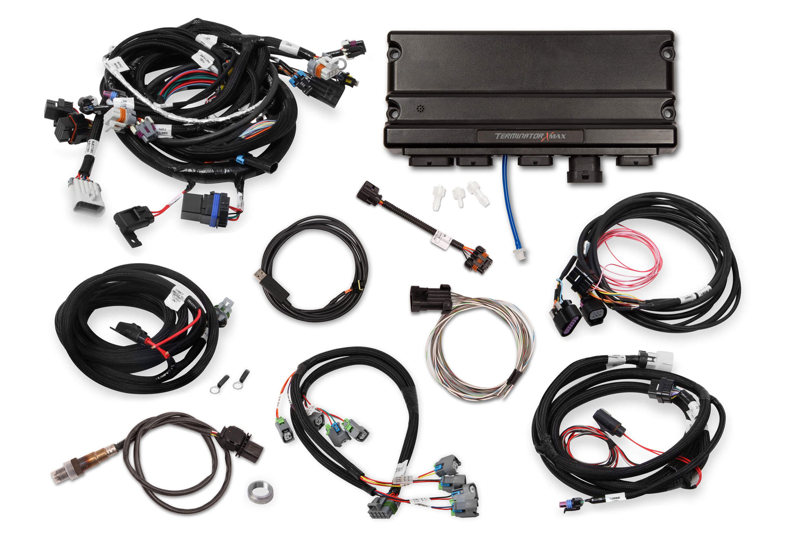 1953-2021 Terminator X Max MPFI Kit W/Transmission & DBW Control - W/Touchscreen - 550-928 - Holley EFI
