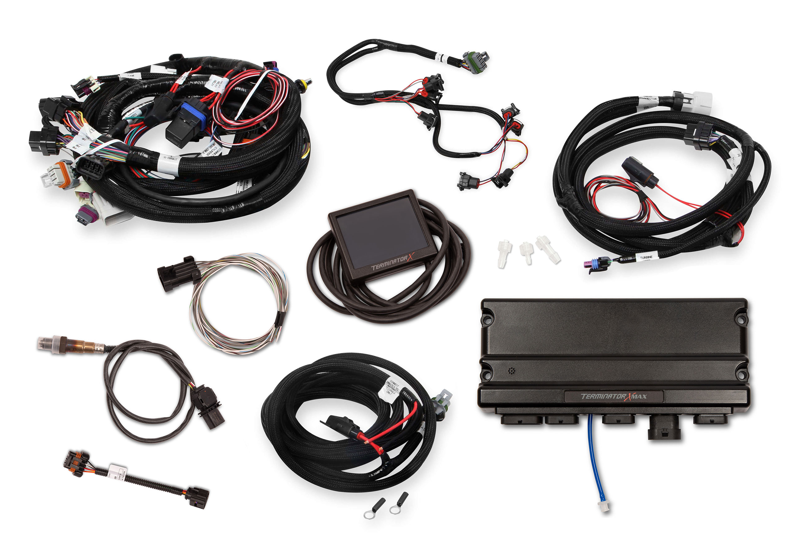 1953-2021 Terminator X Max MPFI Kit W/Transmission Control - W/Touchscreen - 550-916 - Holley EFI