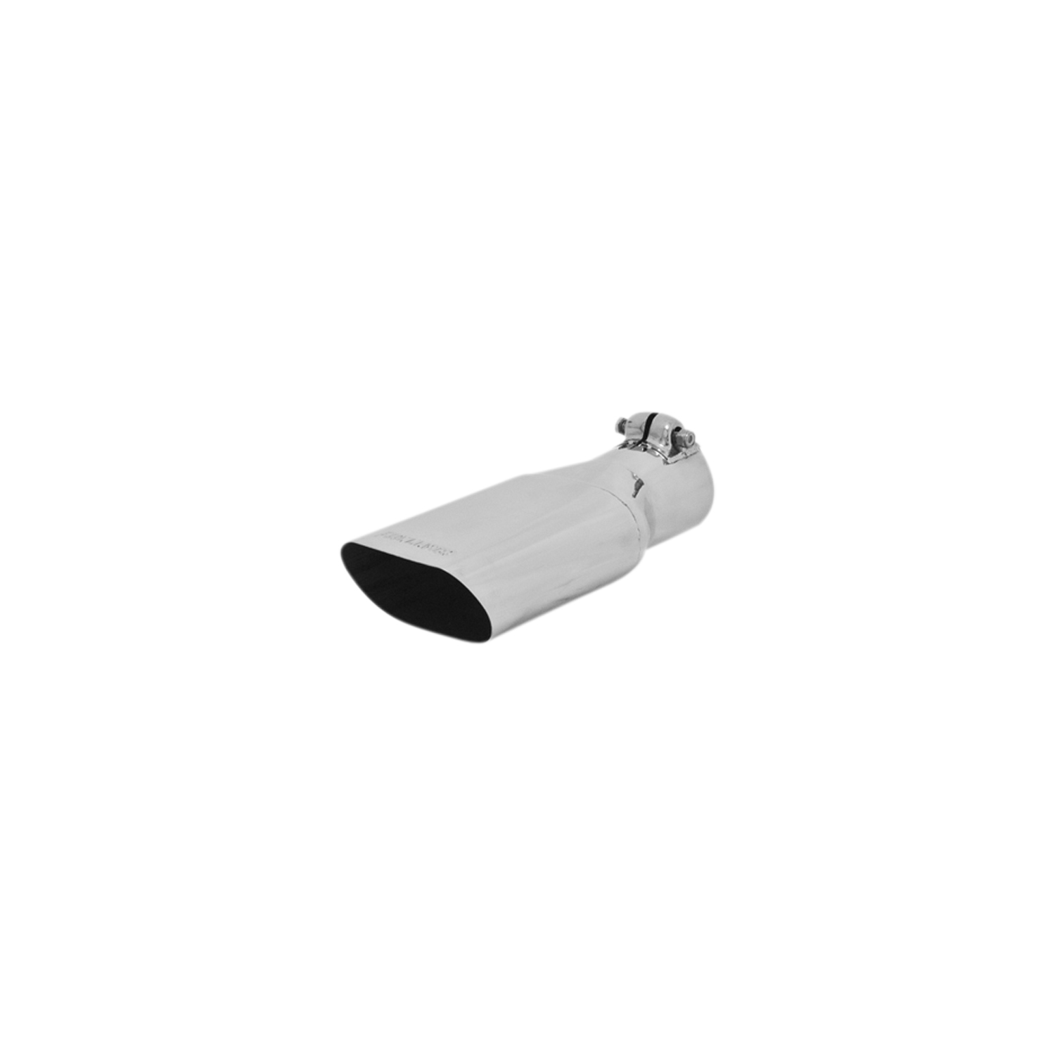 1953-2022 2.5in. Stainless Steel Exhaust Tip Stainless Steel Angle Rolled Edge - 15385 - Flowmaster