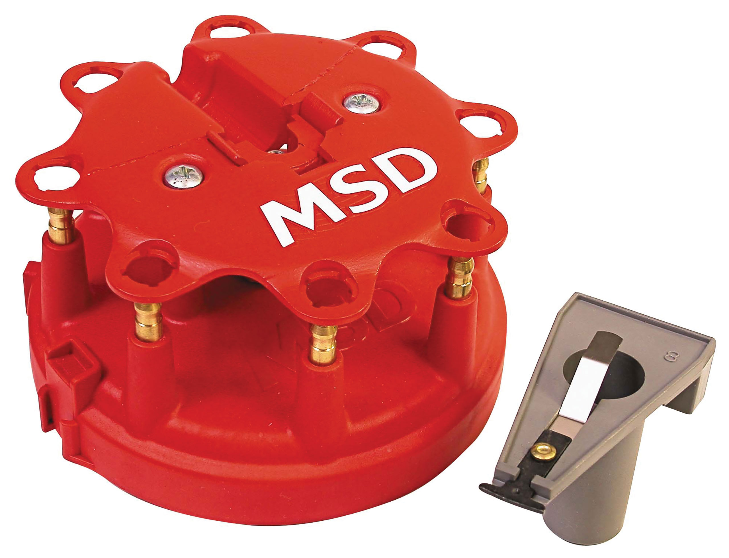 19532021 UNIVERSAL MSD Cap & Rotor Kit Red MSD