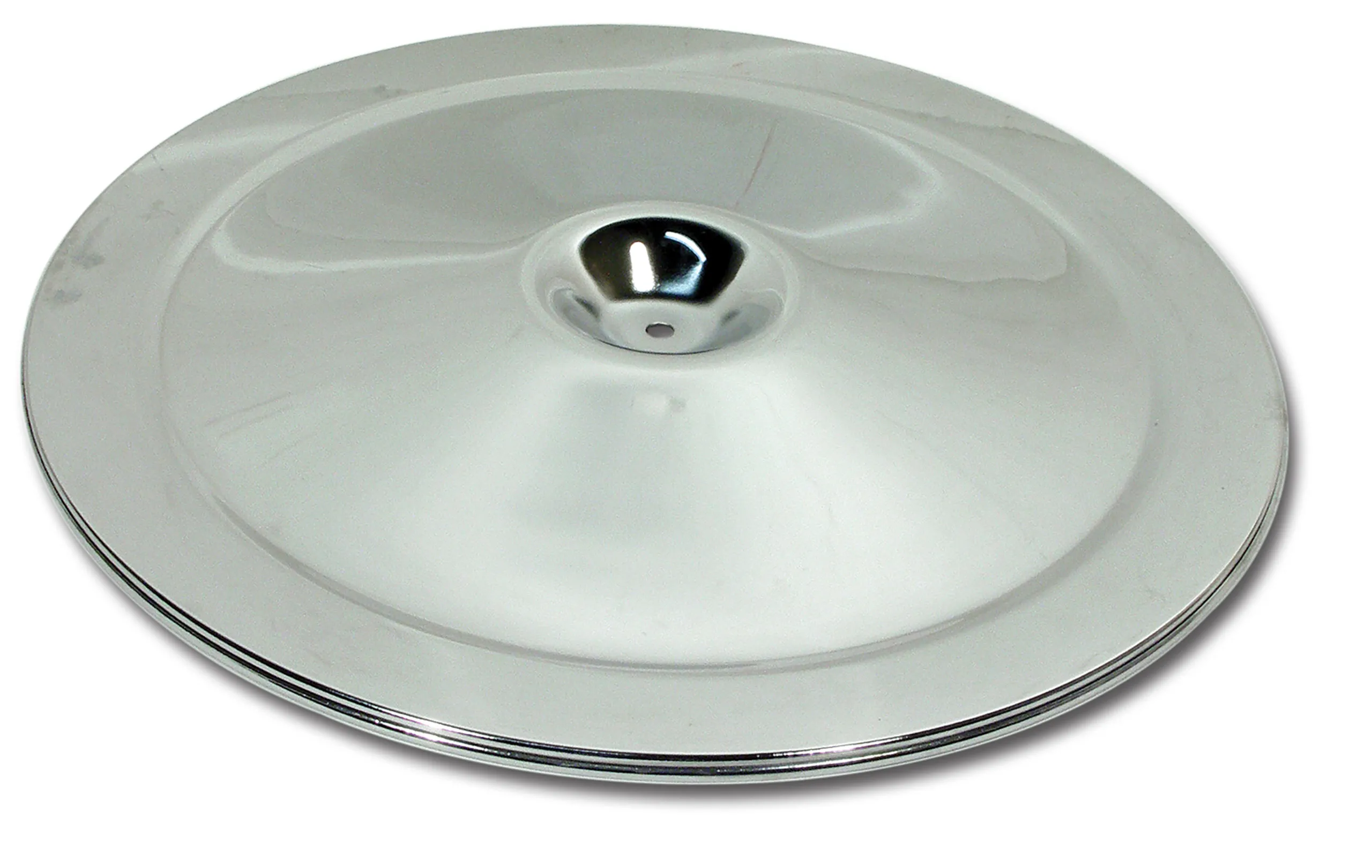 1966-1972 Chevrolet Corvette Chrome Air Cleaner Lid For Open Style Air Cleaners - CA